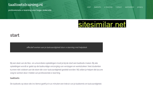 taalhelpdesk.nl alternative sites