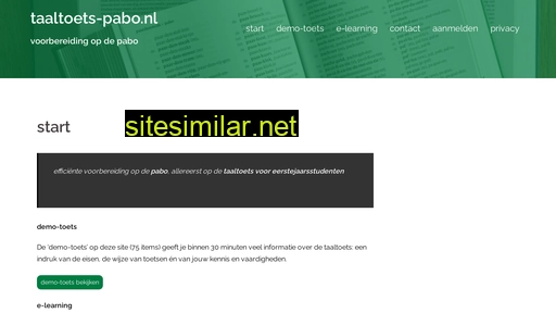 taaltoets-pabo.nl alternative sites