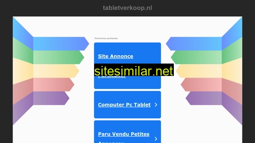 tabletverkoop.nl alternative sites