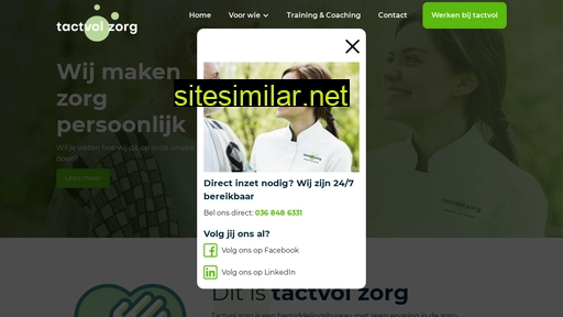 tactvolzorg.nl alternative sites