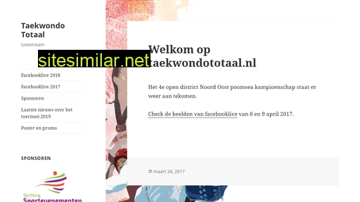 taekwondototaal.nl alternative sites