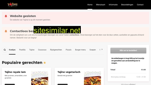 tajinebestellen.nl alternative sites