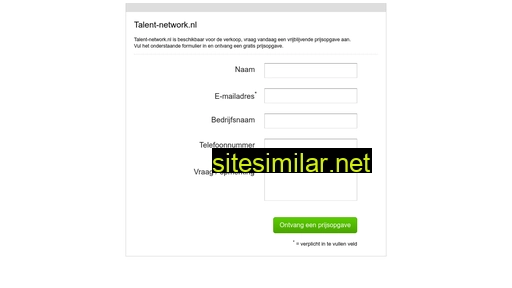 talent-network.nl alternative sites
