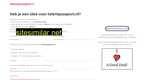 Talentpassport similar sites