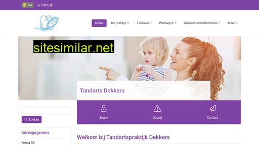 tandartdekkers.tandartsennet.nl alternative sites
