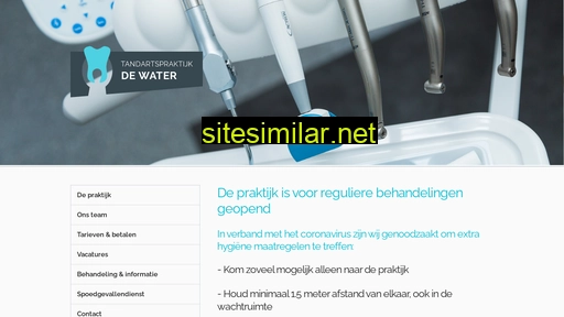 tandartsdewater.nl alternative sites