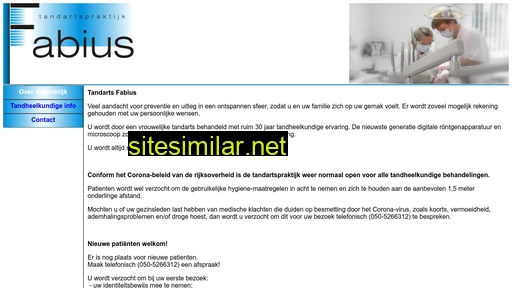 tandartsfabius.nl alternative sites