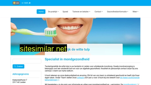 tandartspraktijkdewittetulp.nl alternative sites