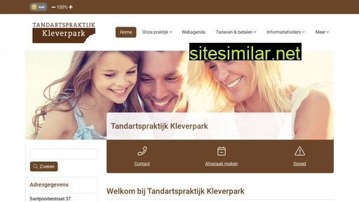 tandartspraktijkkleverpark.nl alternative sites
