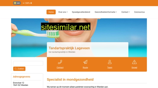 tandartspraktijklageveen.nl alternative sites