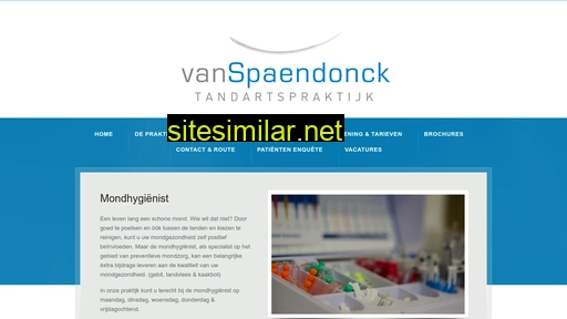 tandartspraktijkvanspaendonck.nl alternative sites