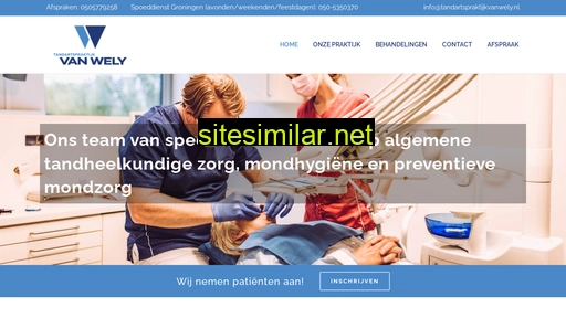 tandartspraktijkvanwely.nl alternative sites