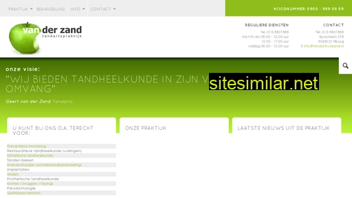 tandartsvdzand.nl alternative sites
