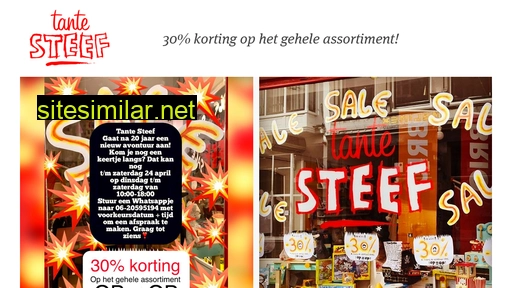 tantesteef.nl alternative sites