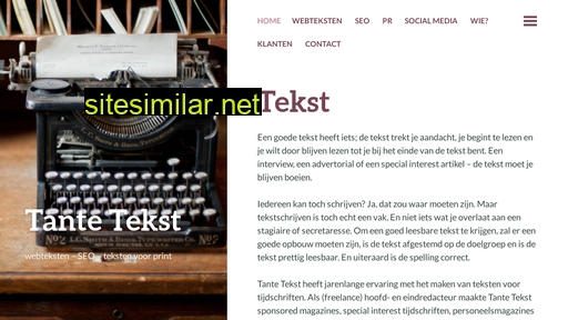 tantetekst.nl alternative sites