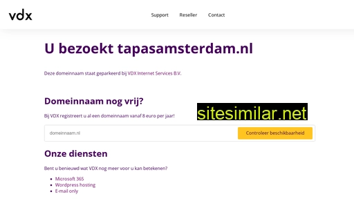 tapasamsterdam.nl alternative sites