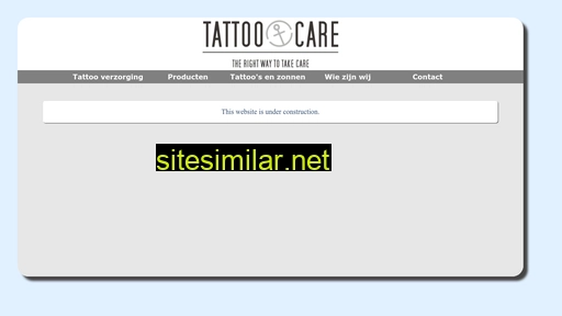 tattoocare.nl alternative sites
