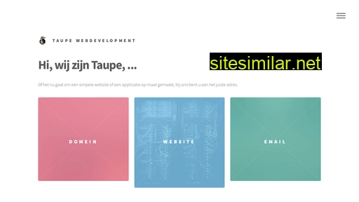 taupeweb.nl alternative sites