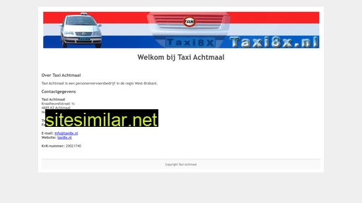 taxi8x.nl alternative sites