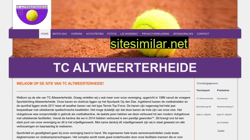 tcaltweerterheide.nl alternative sites