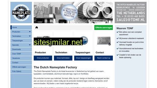 tdnf.nl alternative sites