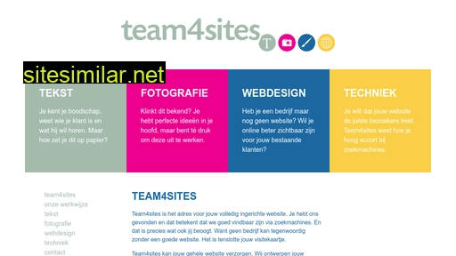 team4sites.nl alternative sites