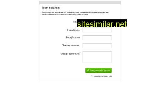 team-holland.nl alternative sites