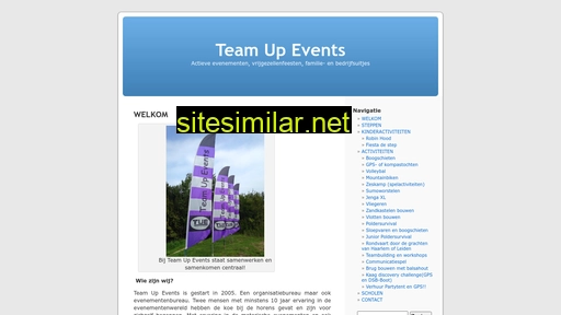 teamupevents.nl alternative sites