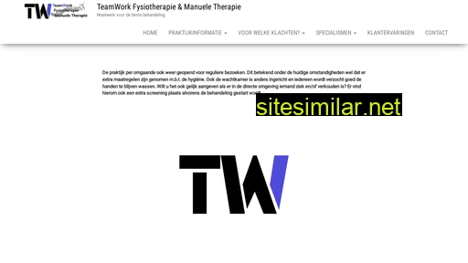 Teamworkfysiotherapie similar sites