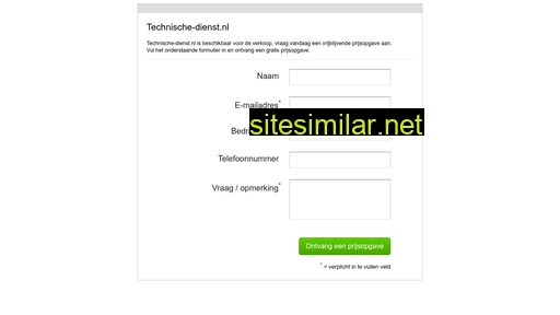 technische-dienst.nl alternative sites