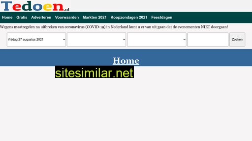 tedoen.nl alternative sites