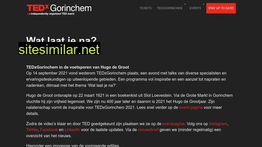 tedxgorinchem.nl alternative sites