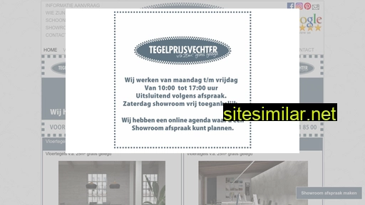 tegelprijsvechter.nl alternative sites