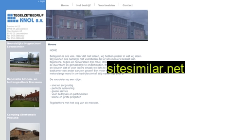 tegelzetbedrijfknol.nl alternative sites