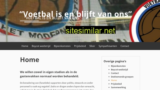 tegenhetmodernevoetbal.nl alternative sites