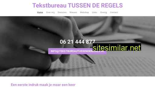 tekstbureautussenderegels.nl alternative sites