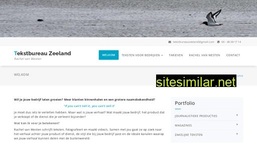tekstbureauzeeland.nl alternative sites