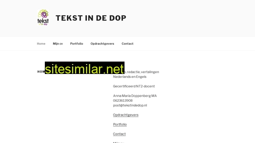 tekstindedop.nl alternative sites
