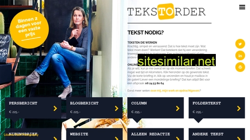 tekstorder.nl alternative sites