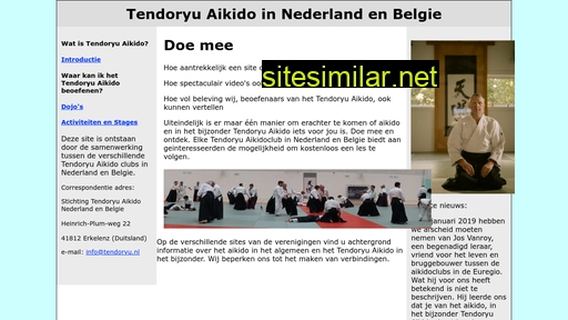 tendoryu.nl alternative sites