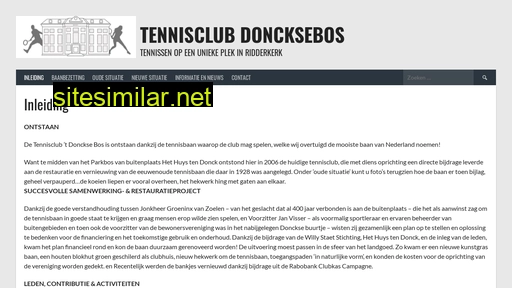 Tennisclubdoncksebos similar sites