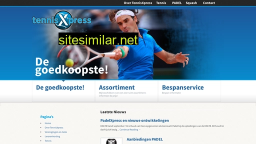 tennisxpress.nl alternative sites