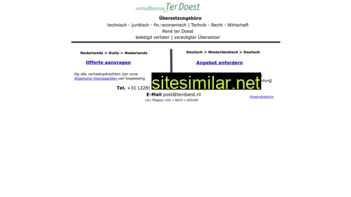 terdoest.nl alternative sites