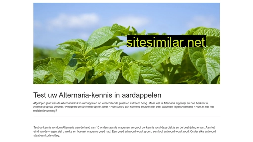 testuwalternariakennis.nl alternative sites