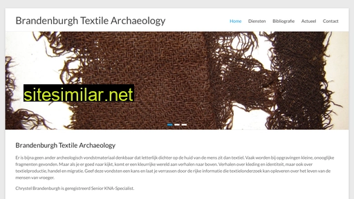 textilearchaeology.nl alternative sites