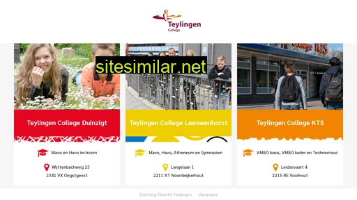 teylingen-college.nl alternative sites
