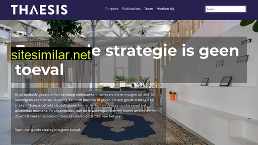 thaesis.nl alternative sites