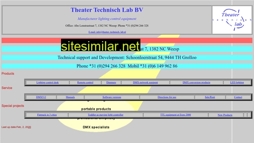 Theater-technisch-lab similar sites