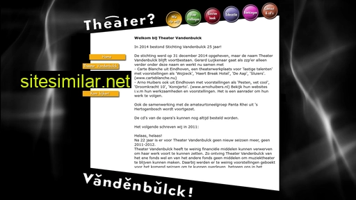 theatervandenbulck.nl alternative sites
