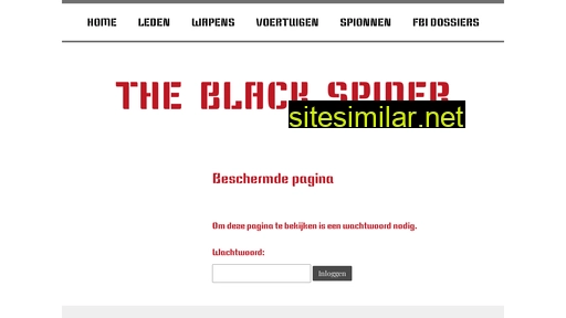 theblackspider.nl alternative sites